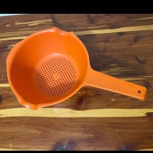 Vintage Rubbermaid 2930 Plastic Colander 70s Retro Kitchen Strainer USA cl